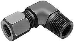 Flareless Bite-Type Tube Male Elbow: 1/8
